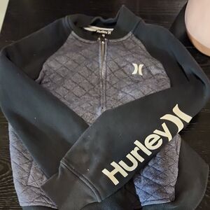 Hurley Black and Blue Quilted Jacket